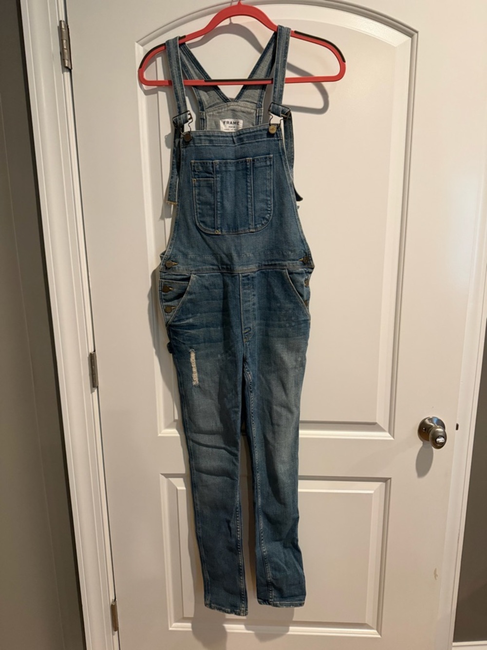 FRAME DENIM OVERALLS - Picture 3 of 7